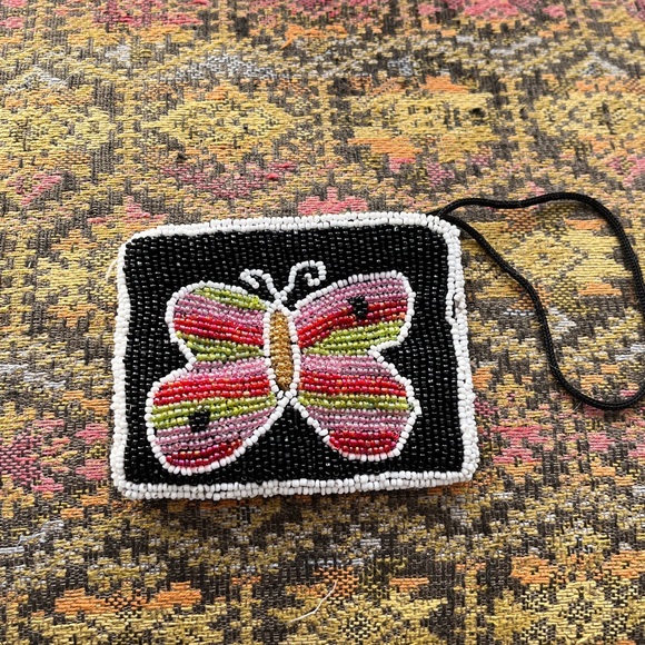 Handbags - Beaded Butterfly Change Purse